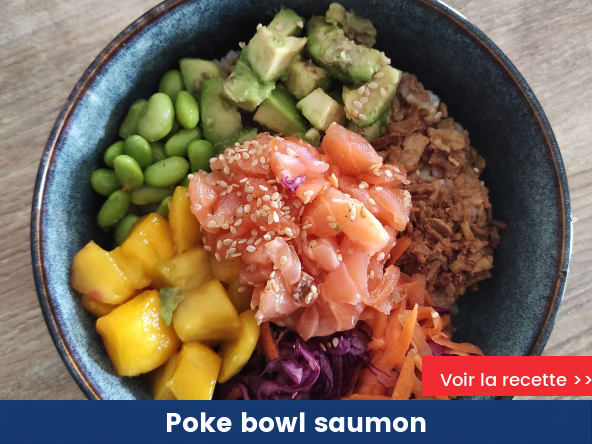 Poke bowl saumon